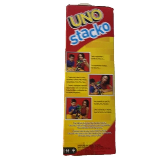 Uno Stacko Stacking Block Game 2020 Pre-owned In Box - Picture 2 of 9